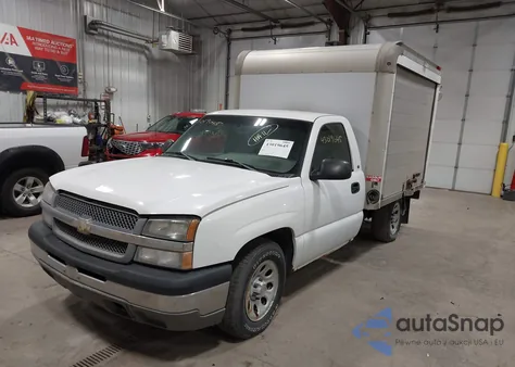 2005 Chevrolet Silverado 1500 Work Truck from USA, damaged, VIN 1GCEC14X05Z341153